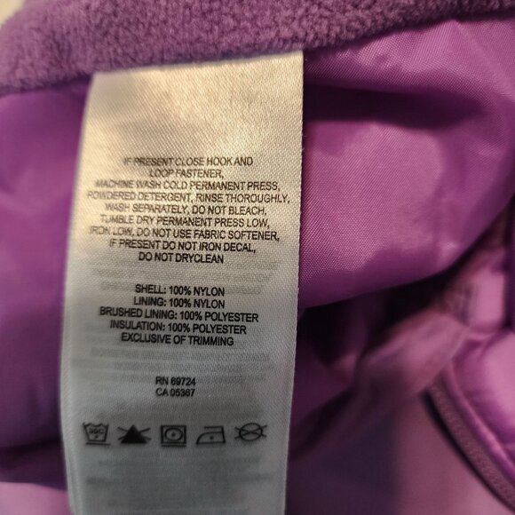Columbia sz M 10 - 12 kids  Purple  Snow Bib Overalls   Winter Gear Ski - Picture 6 of 12